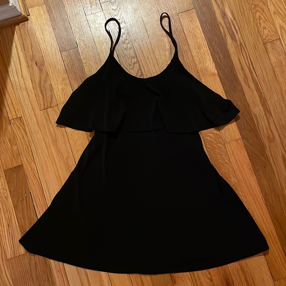 Express black swing dress